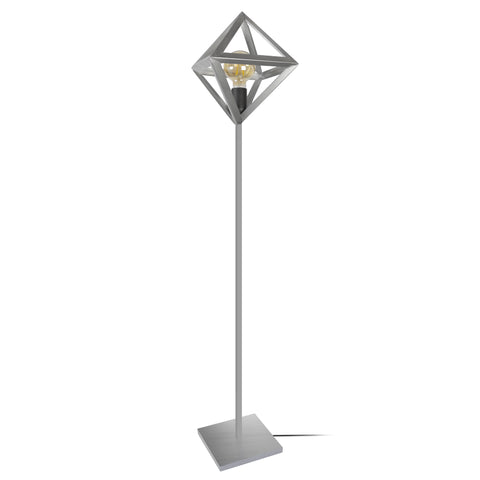 Lampadaire TOSEL OCTAÈDRE B,métal, H160xD30xP30  cm.
