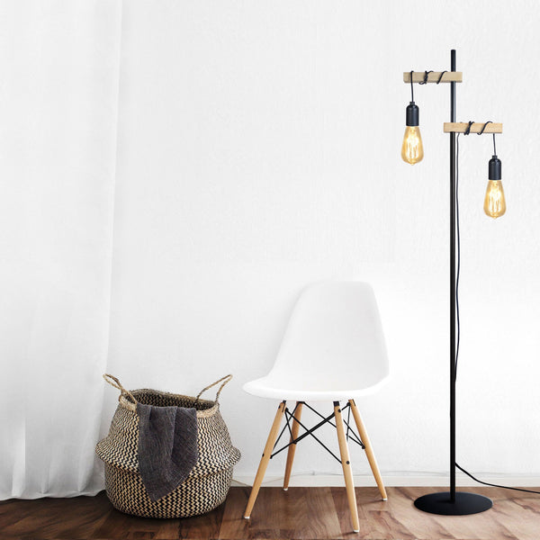 <transcy>Candeeiro Pé Alto BROOKLYN  32cm - 2 Luzes  </transcy>