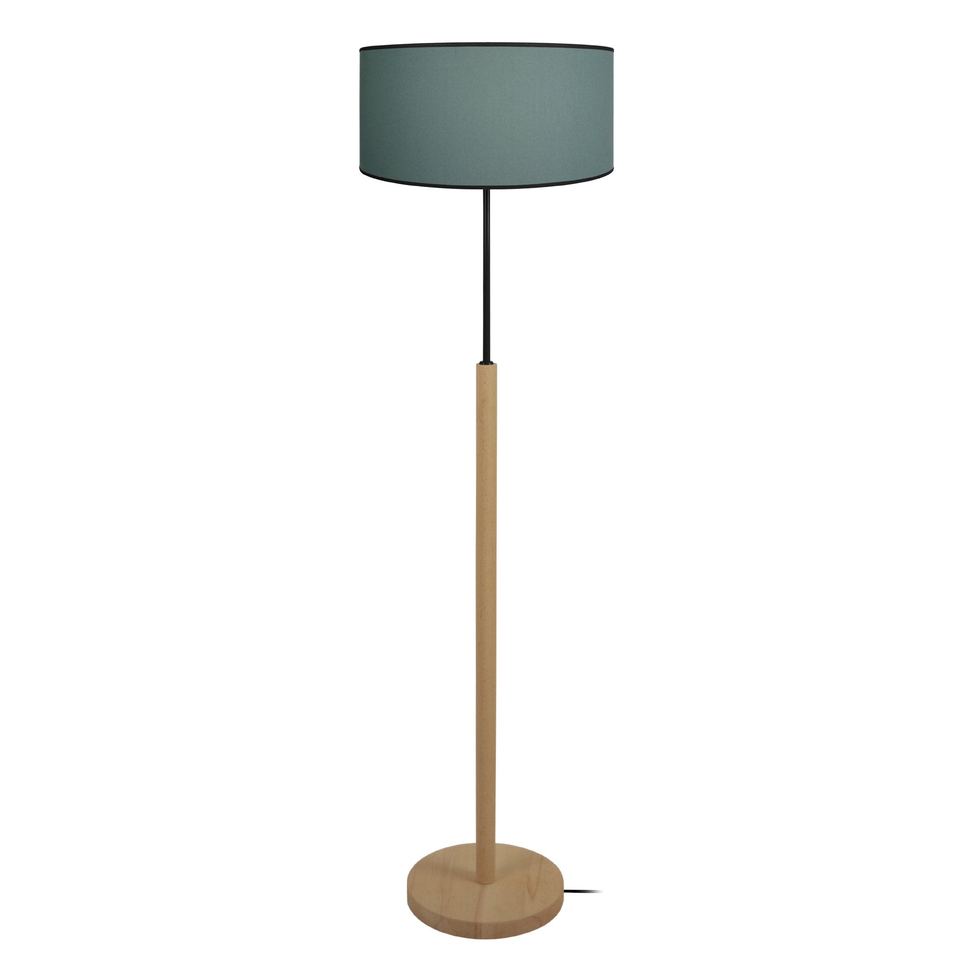 Lampadaire TOSEL CASHEMIRE,bois, H163xD45xP45  cm.