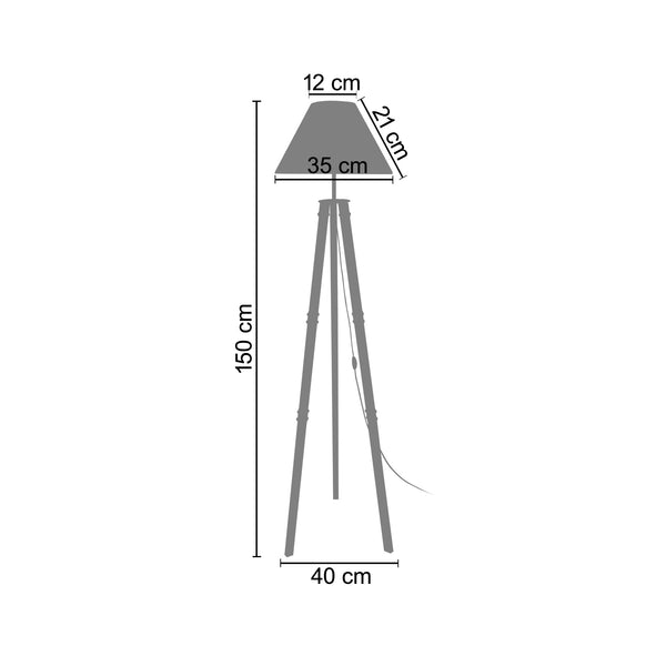 Lampadaire RUHR 40cm - 1 Lumière