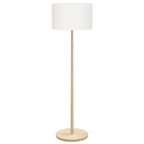 Lampadaire TOSEL MYKINES,bois , H142xD30xP30  cm.