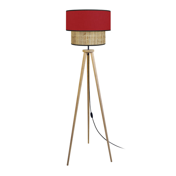 Lampadaire TOSEL COCHIN T, H162xD40xP40  cm.