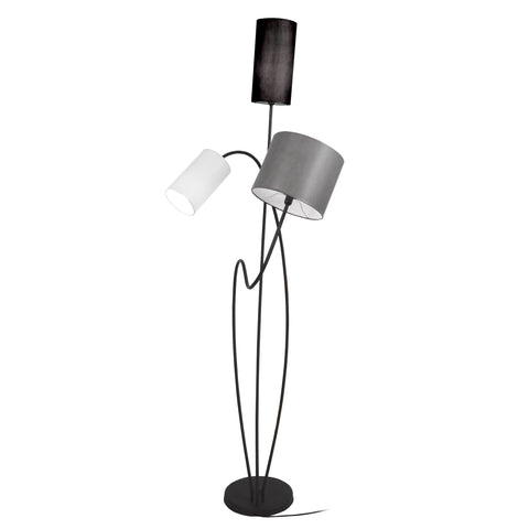 Lampadaire TOSEL MIDI,métal , H170xD45xP45  cm.