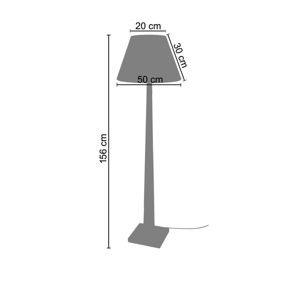 Lampadaire TACKS 50cm - 1 Lumière