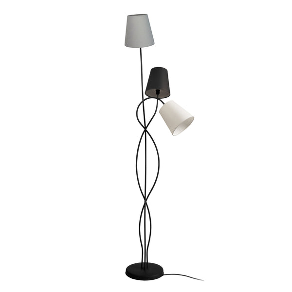 Lampadaire TOSEL NICE,métal , H153xD30xP30  cm.
