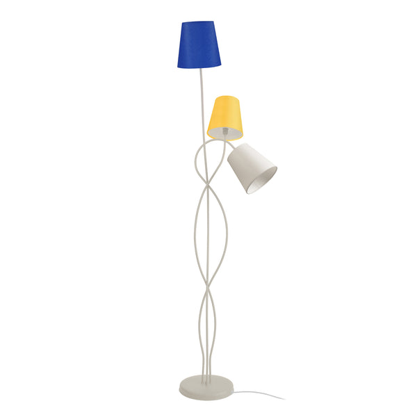 Lampadaire TOSEL NICE,métal , H153xD30xP30  cm.