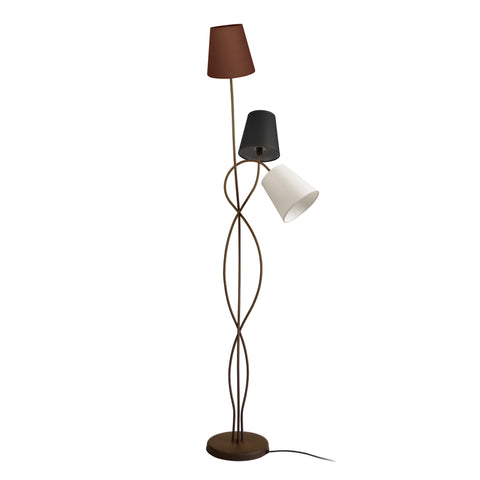 Lampadaire TOSEL NICE,métal , H153xD30xP30  cm.