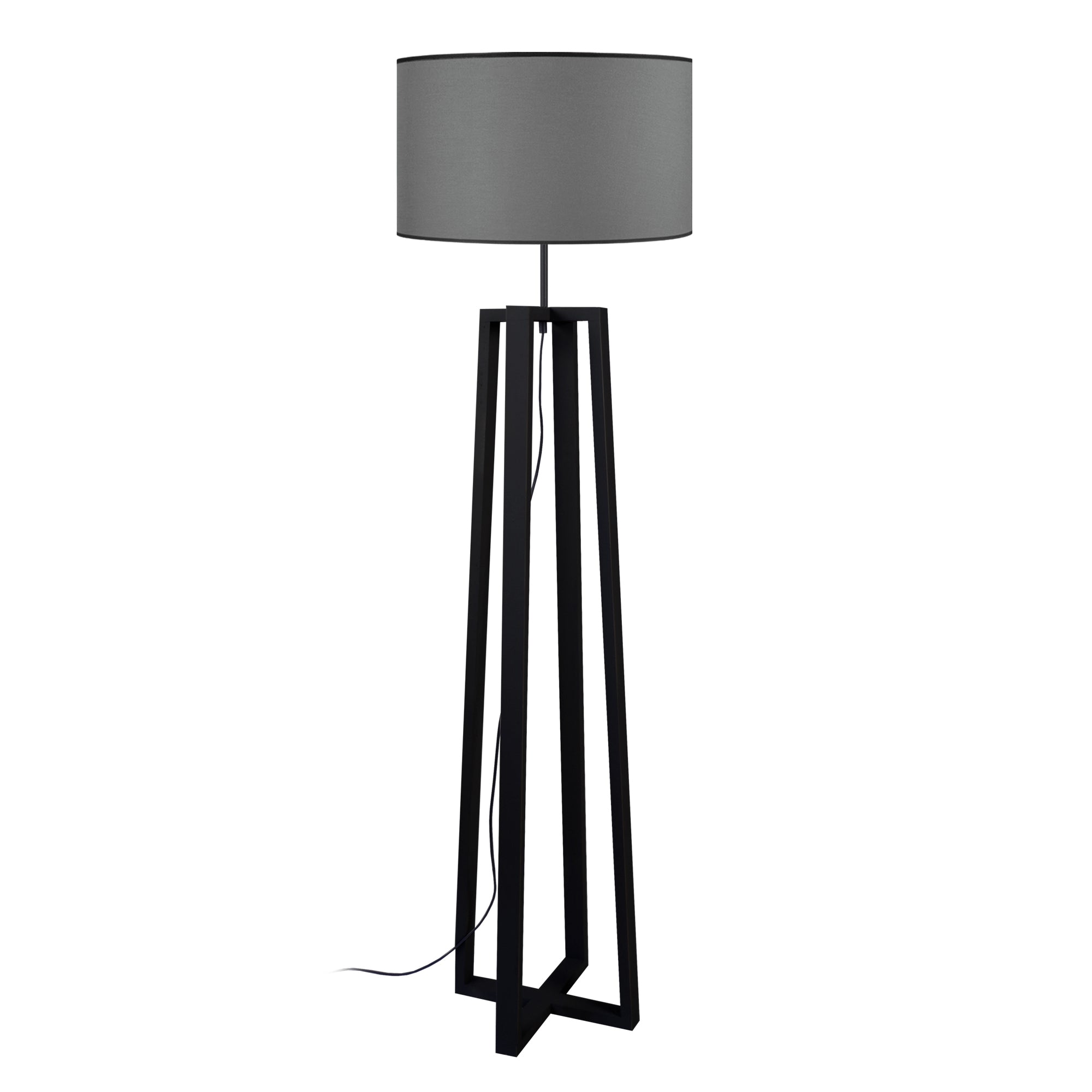 Lampadaire TOSEL MANON N,bois , H155xD40xP40  cm.
