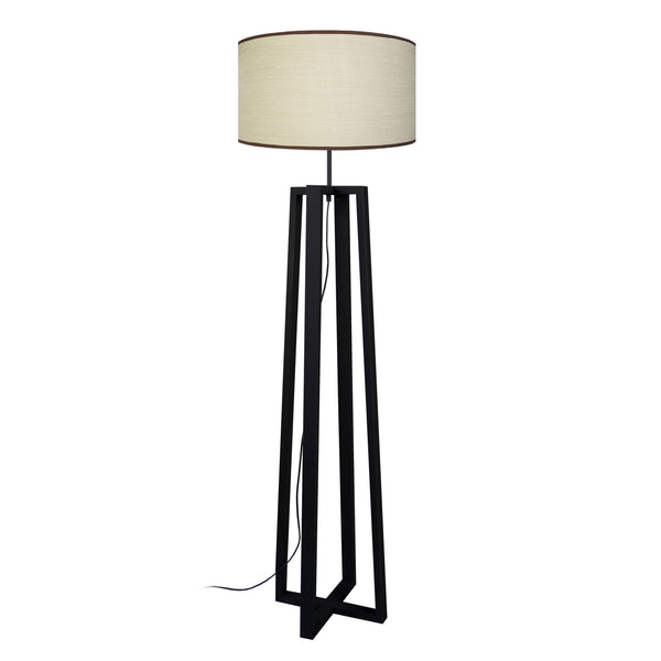 Lampadaire TOSEL MANON N,bois , H155xD40xP40  cm.