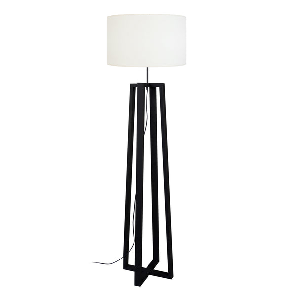 Lampadaire TOSEL MANON N,bois , H155xD40xP40  cm.