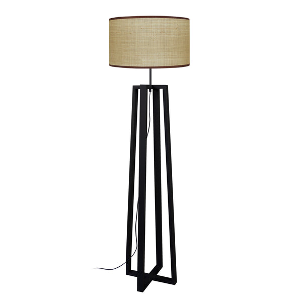 Lampadaire TOSEL MANON N,bois , H155xD40xP40  cm.