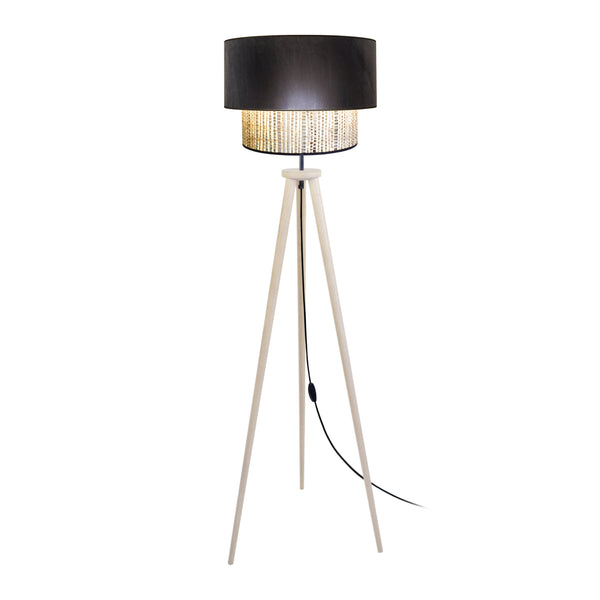 Lampadaire TOSEL COCHIN T, H162xD40xP40  cm.