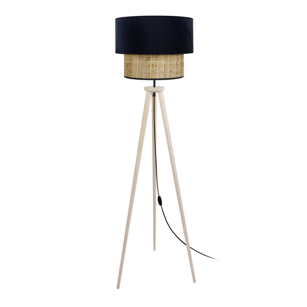 Lampadaire TOSEL COCHIN T, H162xD40xP40  cm.