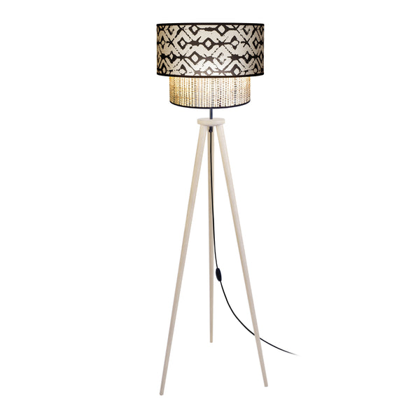 Lampadaire TOSEL COCHIN T, H162xD40xP40  cm.