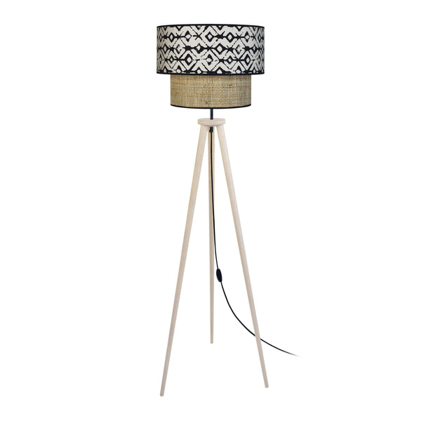 Lampadaire TOSEL COCHIN T, H162xD40xP40  cm.