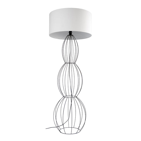 Lampadaire TOSEL BRADFORD,métal, H155xD40xP40  cm.
