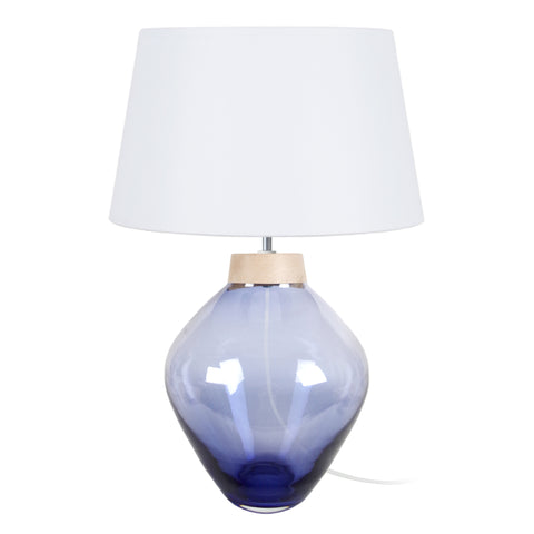 Lampe de salon TOSEL WINNIPEG,verre  , H60xD40xP40  cm.