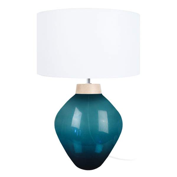 Lampe de salon TOSEL WINNIPEG,verre  , H60xD40xP40  cm.