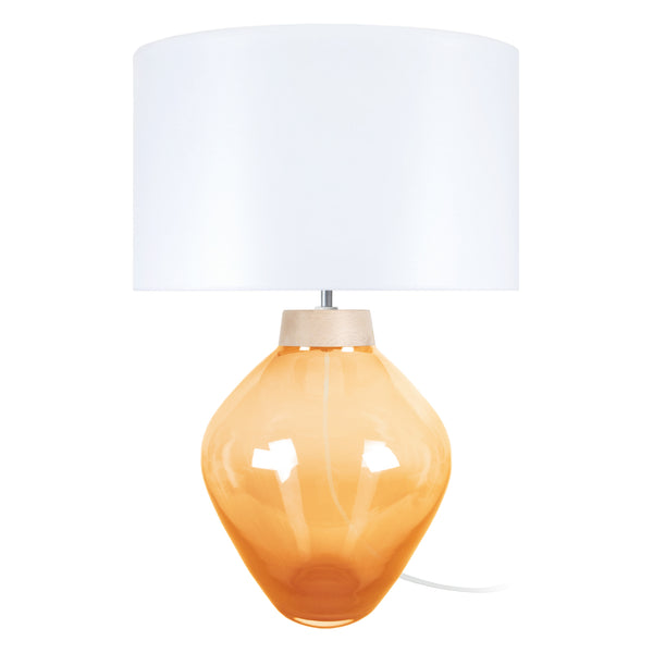 Lampe de salon TOSEL WINNIPEG,verre  , H60xD40xP40  cm.