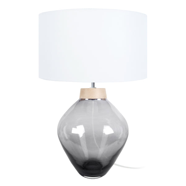 Lampe de salon TOSEL WINNIPEG,verre  , H60xD40xP40  cm.