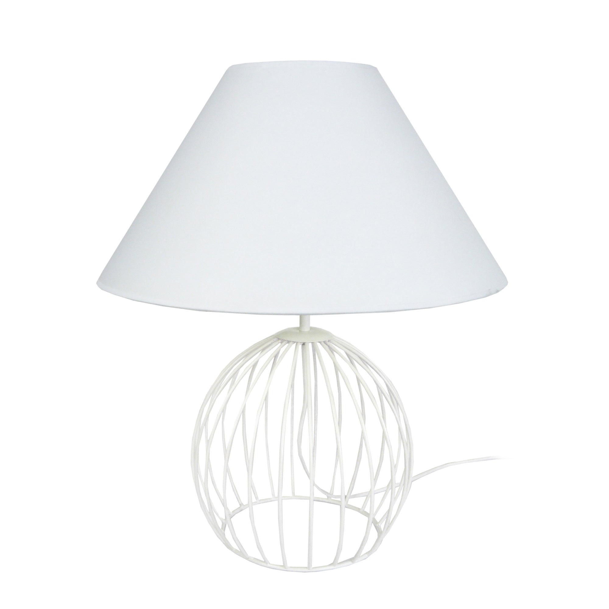 Lampe de salon TOSEL BALL,métal, H44xD45xP45  cm.