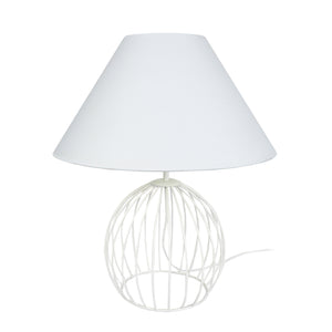 Lampe de salon TOSEL BALL,métal, H44xD45xP45  cm.