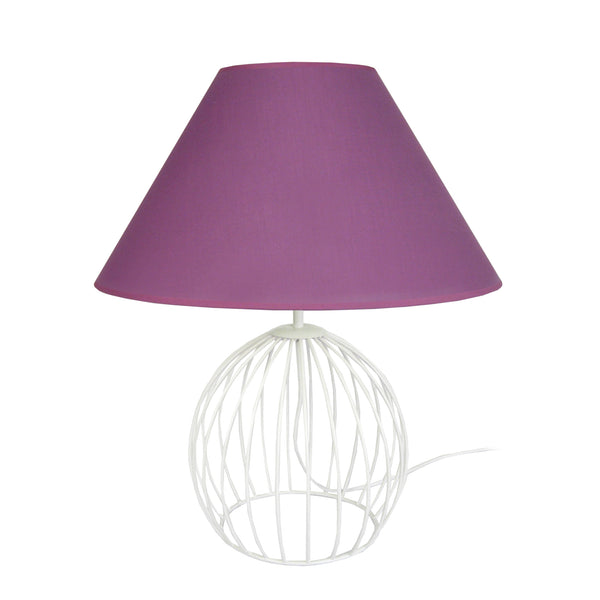 Lampe de salon TOSEL BALL,métal, H44xD45xP45  cm.