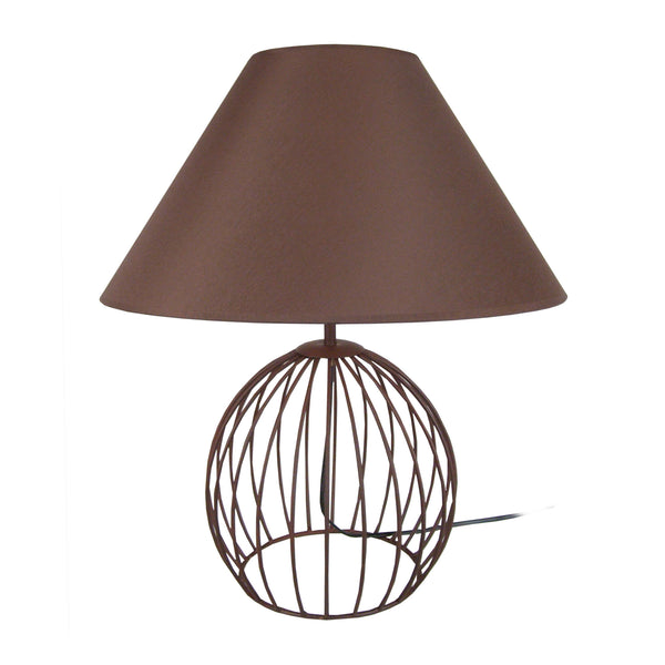 Lampe de salon TOSEL BALL,métal, H44xD45xP45  cm.