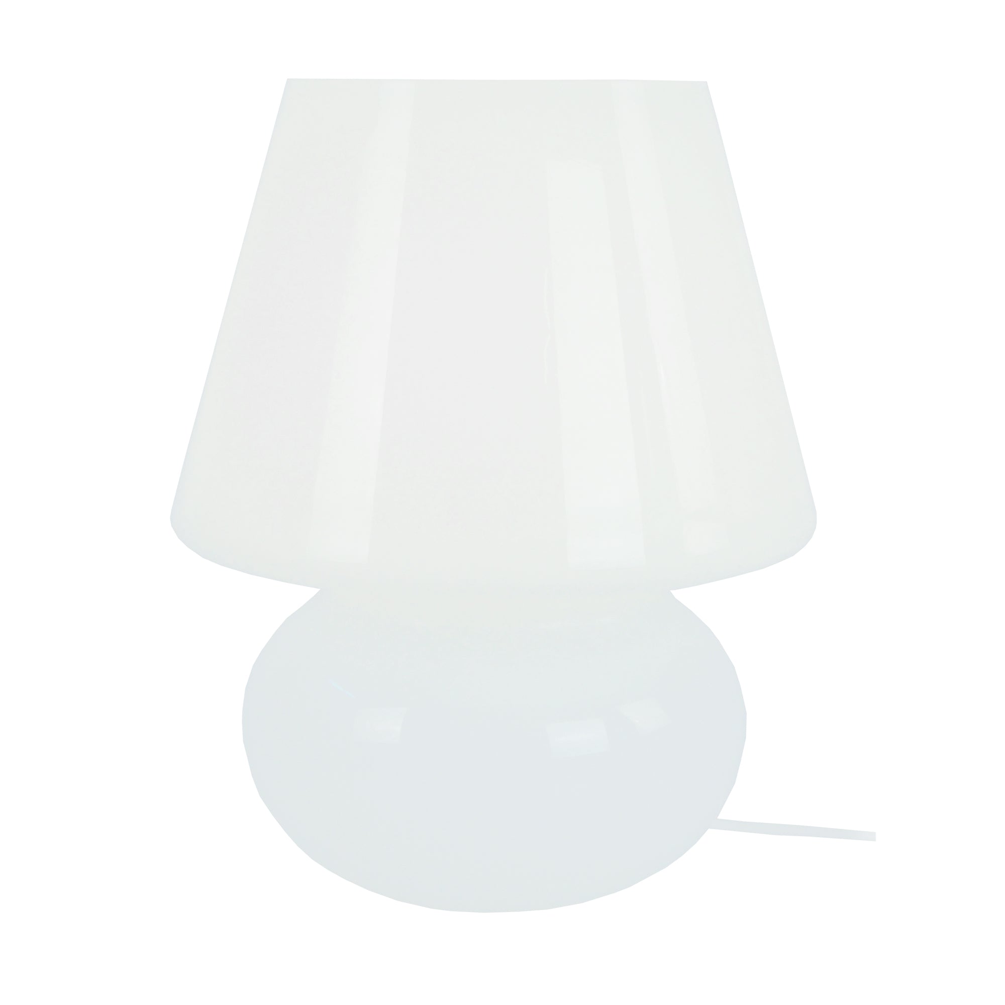 Lampe a poser TOSEL GRAND CHAMPIGNON,verre, H37xD30xP30  cm.