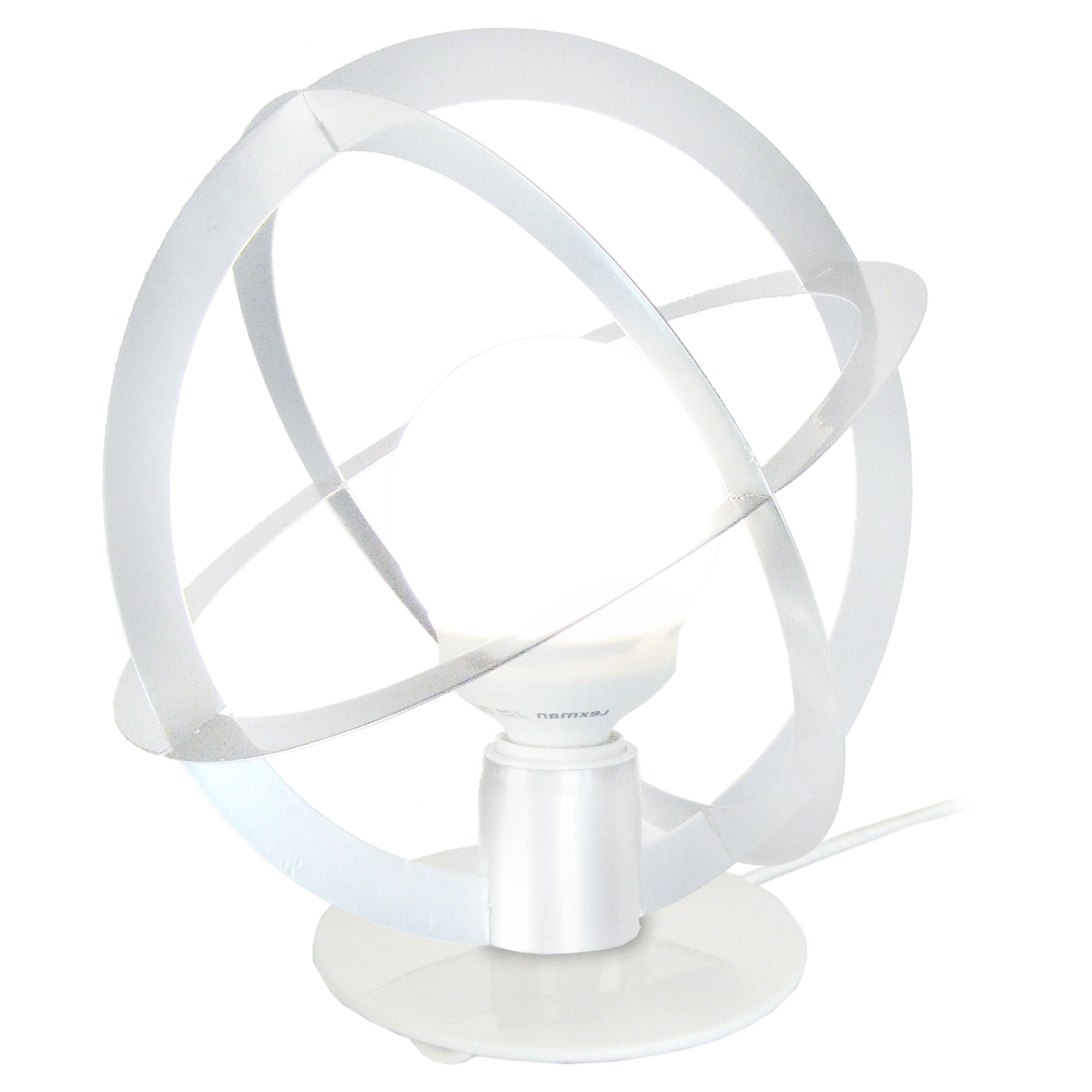 Lampe de chevet TOSEL URANO,métal , H29xD28xP28  cm.