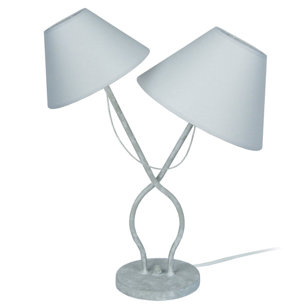 Lampe de chevet TOSEL PROVENÇALE,métal, H49xD25xP27  cm.