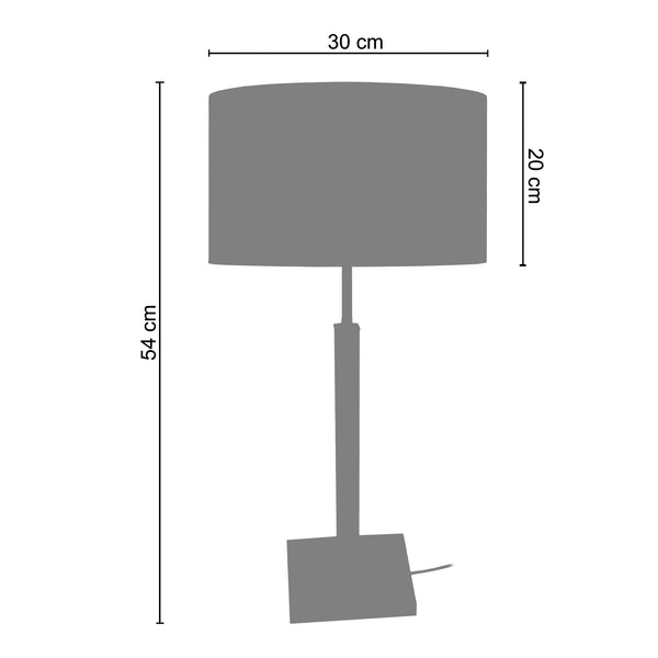 <tc>Candeeiro de Mesa HOD  30cm - 1 Luz </tc>