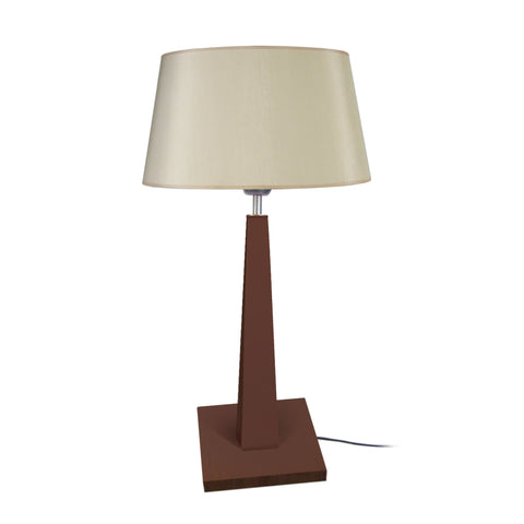 Lampe a poser TOSEL THOR,bois , H56xD30xP30  cm.