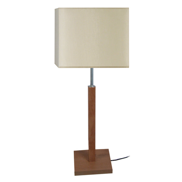 Lampe a poser TOSEL FRIGGA,bois , H51xD20xP20  cm.