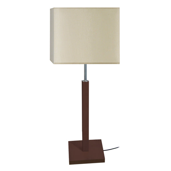 Lampe a poser TOSEL FRIGGA,bois , H51xD20xP20  cm.