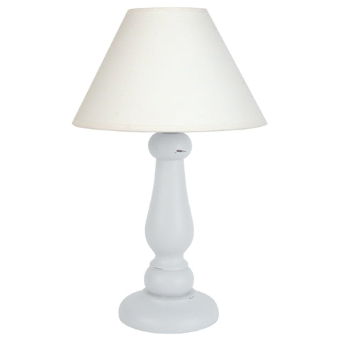 Lampe de chevet TOSEL FRÉJUS,bois , H40xD25xP25  cm.