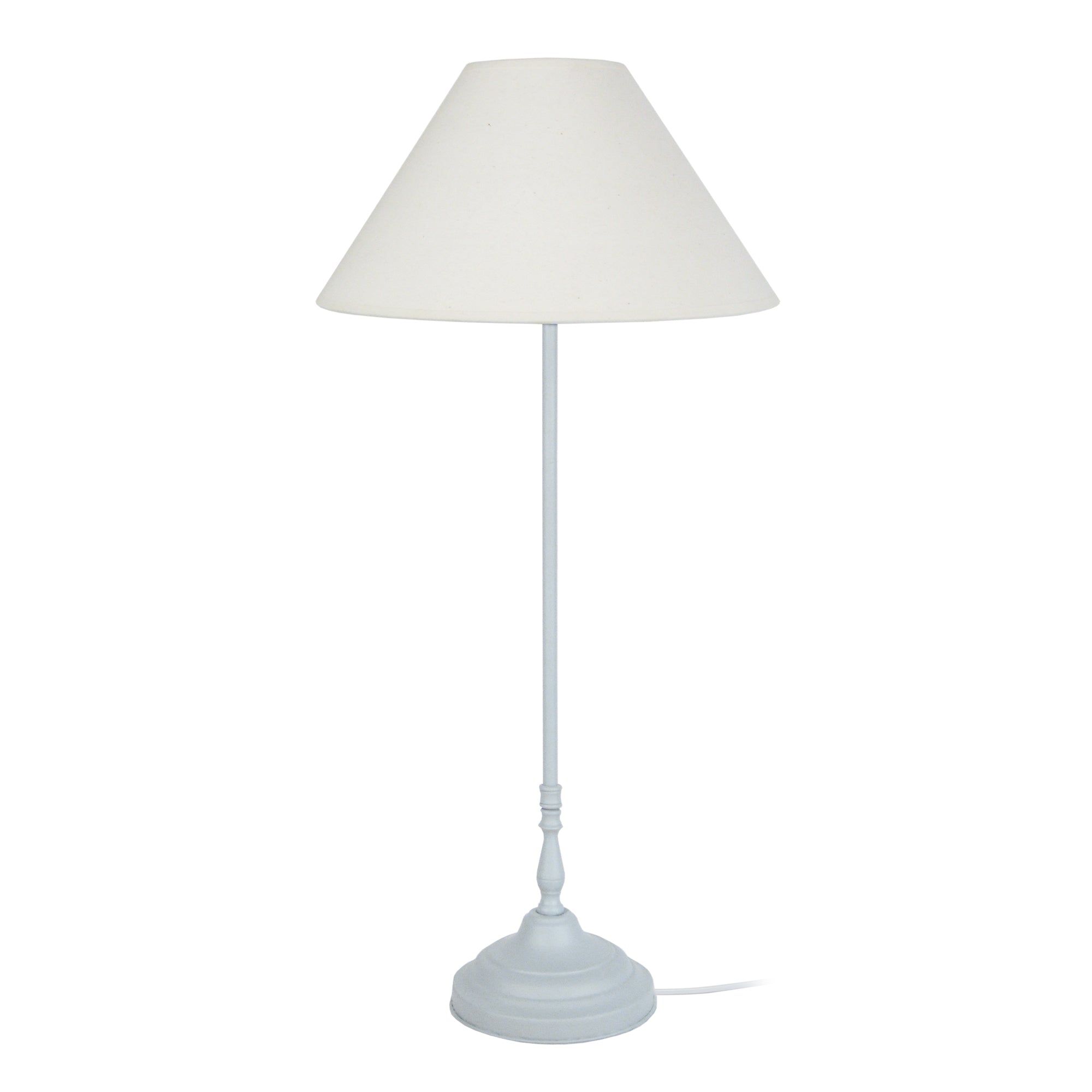 Lampe de chevet TOSEL SAINT GIMMER,métal , H47xD30xP30  cm.