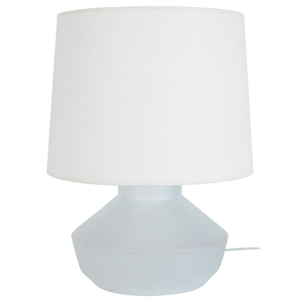 Lampe de salon TOSEL ESPOO,verre , H47xD35xP35  cm.