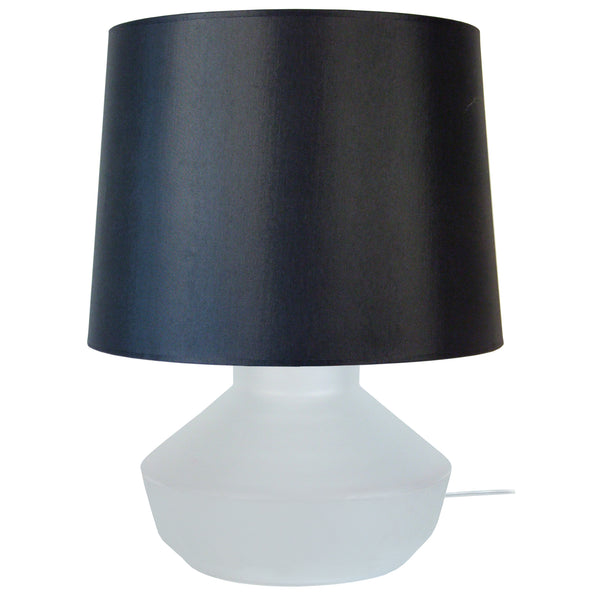 Lampe de salon TOSEL ESPOO,verre , H47xD35xP35  cm.