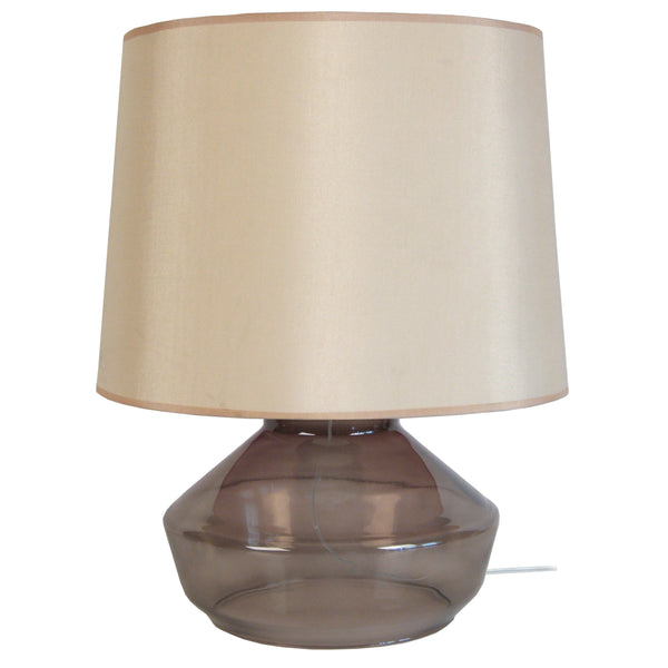 Lampe de salon TOSEL ESPOO,verre , H47xD35xP35  cm.