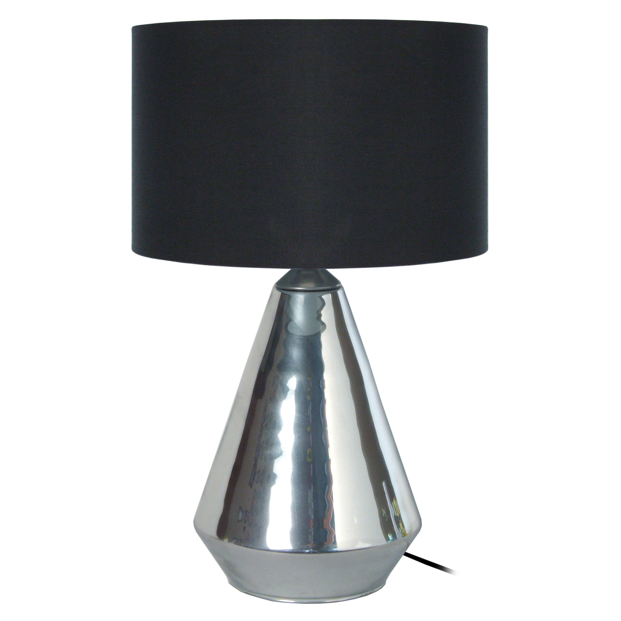 Lampe a poser TOSEL KUOPIO,verre , H53xD35xP35  cm.