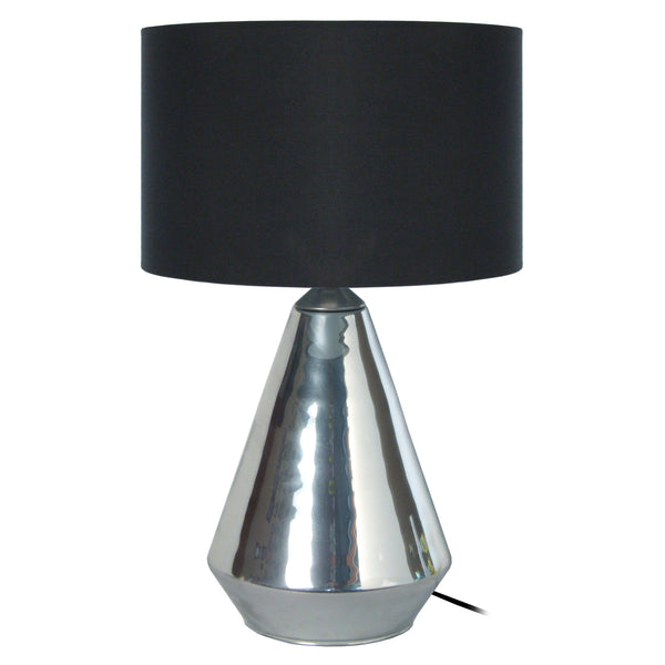 Lampe a poser TOSEL KUOPIO,verre , H53xD35xP35  cm.