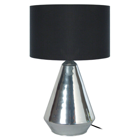 Lampe a poser TOSEL KUOPIO,verre , H53xD35xP35  cm.