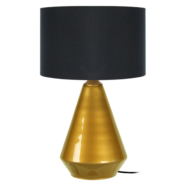 Lampe a poser TOSEL KUOPIO,verre , H53xD35xP35  cm.