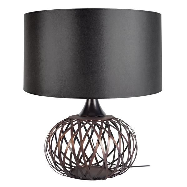 Lampe a poser TOSEL CITROUILLE métal 60cm - 1 Lumière
