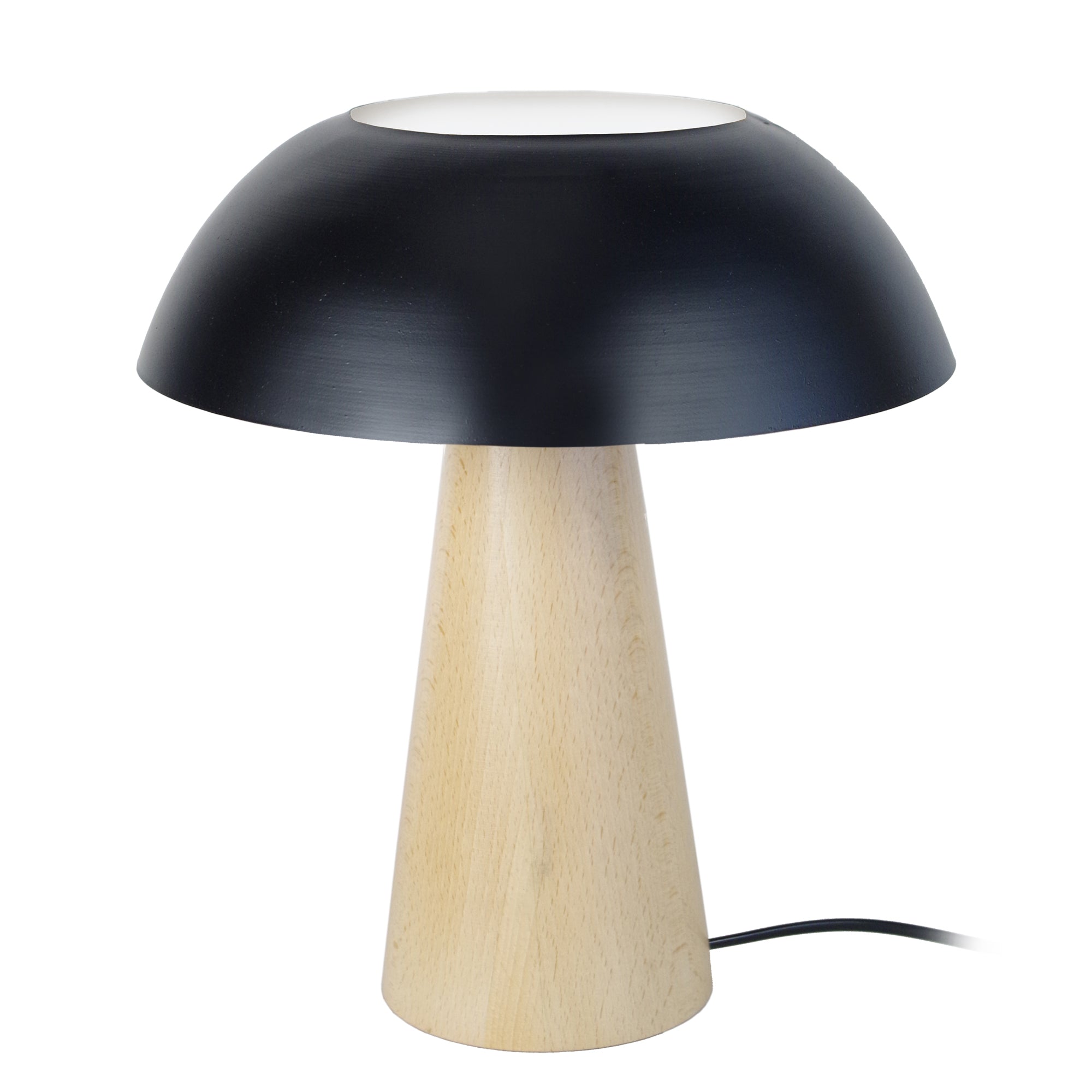 Lampe a poser TOSEL STAR TREK,bois , H35xD30xP30  cm.