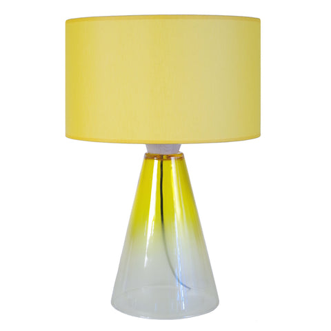 Lampe de salon TOSEL KONE V,verre , H52xD35xP35  cm.