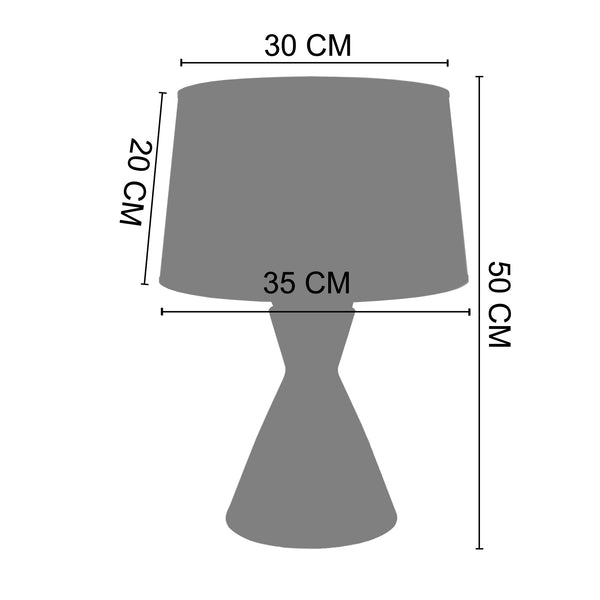 Lampe a poser CONICAL 35cm - 1 Lumière
