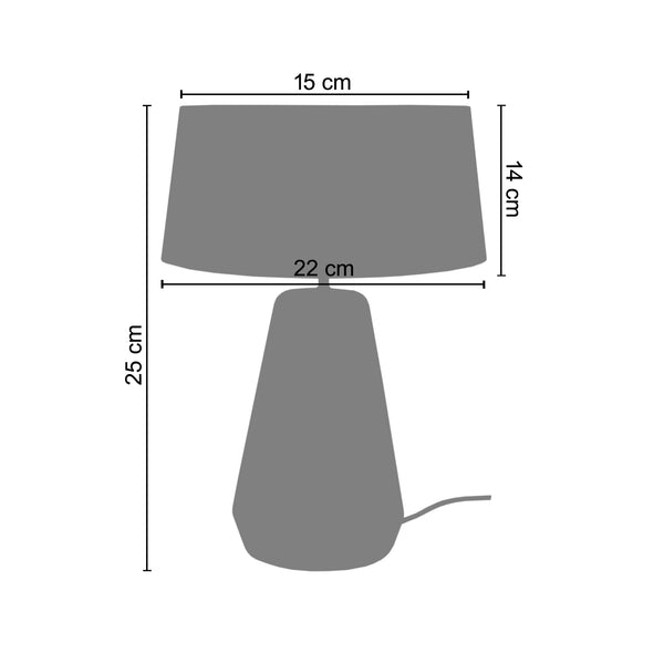 <transcy>Candeeiro de Mesa PUMPKIN  30cm - 1 Luz </transcy>