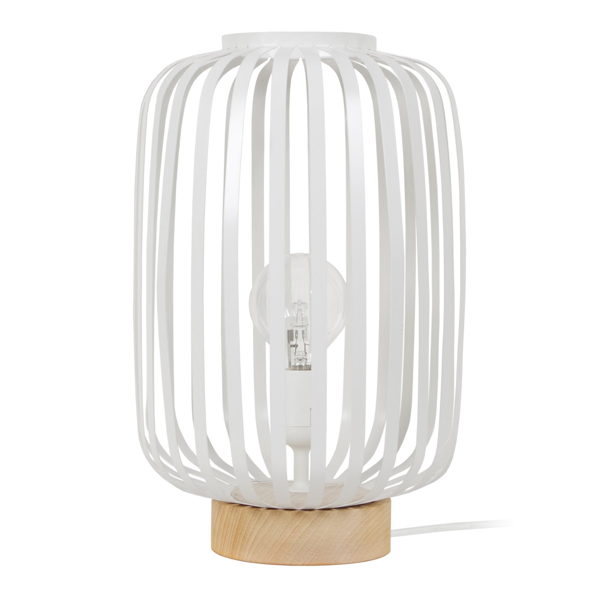 Lampe a poser TOSEL LAM. BERNE,métal  H40xD26xP26  cm.
